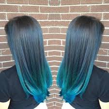 I'm also a fan of the mermaid hair ombre (aqua blue and green), but it's a tad too bright for my liking. 40 Fairy Like Blue Ombre Hairstyles