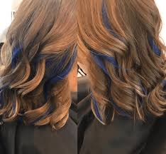 A wide variety of hair blue highlights options. 18 Peekaboo Highlights Ideas From Instagram