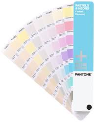 Pantone Gg1304 Colour Chart And Pastel Neon Coated Blue
