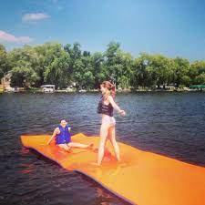 This floating island is a comfy lounge that you can relax on in a pool, at a beach, out on a lake, or in the middle of the ocean. Factory Direct Sale18x6ft Water Toys Large Floating Water Foam Mat Pad For Lake Float Fun Water Relaxing Buy Water Toys Water Foam Pad Floating Foam Mat Product On Alibaba Com