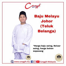 Baju tersebut menjadi pakaian rasmi kerajaan negeri johor pada setiap hari jumaat. Buy Baju Melayu Canggih Bj401 B Baju Melayu Johor Teluk Belanga Seetracker Malaysia