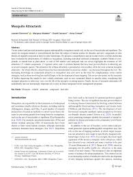 Êîëèêî åñòü äíåé ðàáà òâîåãî? Pdf Mosquito Attractants