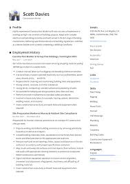 construction worker job description