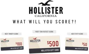 45 day buyer protection guarantee. Win Hollister Gift Card Up To 500 Free Stuff Finder