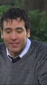 Ted and Robin's moment in the rain