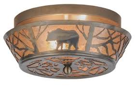 Check flush mount ceiling fan & downrod fan installing, get tips to choose the best size hugger/flush ceiling fan for low ceiling height and small rooms. Meyda Bear On The Loose Flushmount Ceiling Light Rustic Lighting Fans