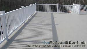 They are merely placed on top of another structure. Roof Deck Ib Deck Shield A Beautiful Watertight Solution For Flat Roof Decks Cool Flat Roof