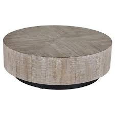 5% coupon applied at checkout save 5% with coupon. Carelton Industrial Modern Rustic Charcoal Oak Black Base Round Round Coffee Table 41 W 50 W Kathy Kuo Home