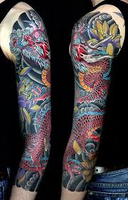 I don't like color or soft cartoony lines. Redemption Tattoo Inc Boston S Best Tattoo Artists Sleeve Tattoos Full Sleeve Tattoos Full Sleeve Tattoo Design