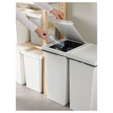 Filur Bin With Lid White 11 Gallon Ikea Ikea Home Decor Tips Inexpensive Home Decor