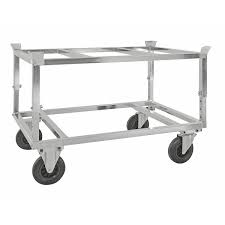Châssis roulant galvanisé pour palettes – Kongamek: hauteur 655 – 835 mm |  kaiserkraft