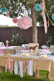 Mix horse tableware and decorations with horse favors to throw the best horse party ever we have found. Horse Burlap Pony Floral Pink Teal Cowgirl Third Shabby Chic Birthday Party Ideas Horse Birthday Parties Chic Birthday Party Horse Theme Birthday Party