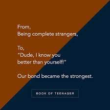 Story Book Of Teenagers Bookofteenager Foto E Video Di Instagram School Life Quotes Real Friendship Quotes Heartfelt Quotes Once you identify a period of life in which people get to stay out late but don't have teenagers are a mix of jaded and hopeful, stupid and smart, disinterested and passionate, clueless and driven, helpless and. friendship quotes