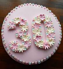 Simply Elegant 30th Birthday Cake Kuchen Zum 30 Geburtstag Torte 50 Geburtstag Torte 30 Geburtstag