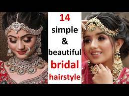 14 Simple And Beautiful Bridal Hairstyle Wedding Hairstyle Party Hairstyle Juda Hairstyle Youtube Hairstyles Juda Party Hairstyles Hairstyle