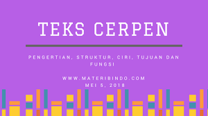 Jun 14, 2020 · nah, itu tadi pembahasan singkat tentang teks cerpen kelas 9 yang mencakup pengertian, ciri, kaidah kebahasaan, dan struktur. Teks Cerpen Lengkap Pengertian Struktur Ciri Tujuan Fungsi