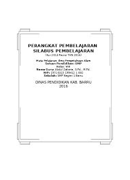 Silabus ipa kelas 8 k13. Top Pdf Silabus Mapel Ipa Smp Kelas Viii Revisi 2016 123dok Com