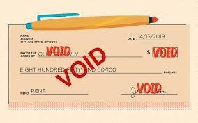 In your check book or register write down that the check was voided by you and include a few words on the reason why. How To Void A Check Reasons Behind To Void A Check