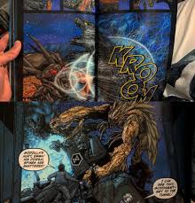 Godzilla continued to barrage king ghidorah with his atomic breath until his body ceased glowing and he entered a state of suspended animation. This Might Explain Godzilla S New Plate Design Godzilla