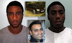 Thugs who stabbed businessman to death over Mercedes jailed 43 years
