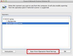 Select ij scan utility on the start screen. Canon Pixma Manuals Mx920 Series Network Scan Settings