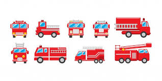 Grafik Clipart Design Der Feuerwehrauto Set Sammlung In 2020 Feuerwehrauto Autos Design Autos