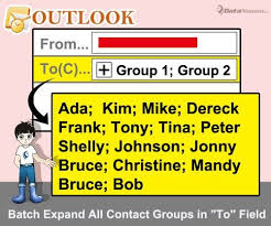 How To Batch Expand All Contact Groups In To Field When Composing An Outlook Email Recovery Blog Outlook Email Data Recovery