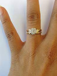 3 8 Carat T W Diamond Trio Matching Wedding Ring Set 10k White Gold Wedding Ring Diamond Band Matching Wedding Rings Wedding Rings Art