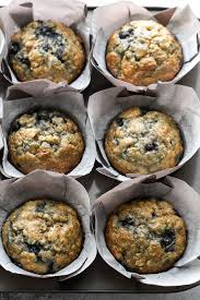 One Bowl Blueberry Banana Oatmeal Muffins Recette Muffins Sains Cuisine Et Boissons Et Muffins Aux Flocons D Avoine