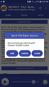 Spirit fm radio ( full version & fully unlocked ) those who want fm radio in their custom rom(s) or stock rom(s) , spirit fm radio is a must . Spirit Fm Baler Aurora For Android Apk Download