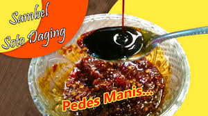 Ikuti resep sate cumi berikut. Cara Membuat Sambal Soto Daging Pedes Enak Pake Kecap Youtube