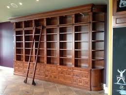 Maybe you would like to learn more about one of these? Large Custom Bookcase With Rolling Ladder Traditional Large Bookcase Bookcase Home Library Design