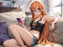 Futaba on the couch (Doctor Shotgun) : rPersona5