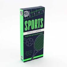 Card games can also be used to improve a person's attention span, which could be good if you have a child who ha. Sports Trivia Cards Waterstones