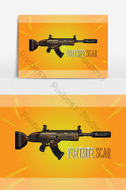 Included are loud, realistic, machine gun, single, burst shots, automatic gunfire and more sounds. Awesome Vector Fortnite Scar Gun Png Images Ai Free Download Pikbest