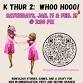K thru 2: WHOOO HOOO!
