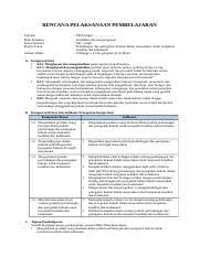 We did not find results for: 12 Rpp 2 Rencana Pelaksanaan Pembelajaran Sekolah Mata Pelajaran Kelas Semester Materi Pokok Alokasi Waktu Sma Negeri U2026 U2026 U2026 U2026 U2026 U2026 Course Hero