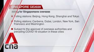 Ge2020 Singaporeans Overseas Can Vote At Polling Stations In 10 Cities Youtube
