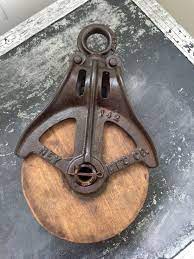 Buy the best and latest steel pulley on banggood.com offer the quality steel pulley on sale with worldwide free shipping. Antique Barn Pulley Large Wood And Steel Pulley Ney Mfg Co 142 Pulley Industrial Decor Industrial Pulley Block And Tackle Industrial Decor Block And Tackle Antiques
