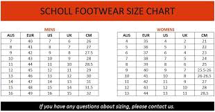 Dr Scholls Size Chart Brand House Direct