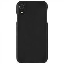 Iphone Xr Black Barely There Leather Back Iphone Leather Case Iphone Iphone Case Covers