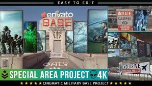 Once your template is editable for premiere pro, you can leave after effects and go into premiere pro to import. Cinematic Military Base Titles Videohive Military Base Travel Project Military