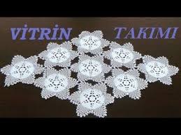 Igne Ve Tig Oyasi Vitrin Takimi Modeli Tam Anlatimli Yapilisi Sukruyeden Sadece Igne Oyasi Youtube Taki Dantel Tig Isleri
