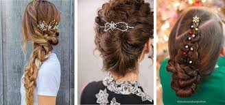 It's a more subtle christmas hairstyle for occasions that call for hair that's not over wreath hairstyle for short hair tutorial from hair by lori. 15 Christmas Themed Hairstyle Ideas For Short Long Hair 2018 Modern Fashion Blog