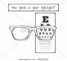 Snellen Chart Eye Vector Photo Free Trial Bigstock