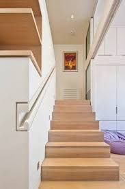 Whether you are searching for bathroom supplies, custom garb rails or bannister rails in sydney, melbourne, adelaide or perth, at axess trading, we. Modern Staircase With Handrail Recessed Into The Wall It Is Clean And Efficient Another Trick To Save A Li Modern Stairs Handrail Design Stair Railing Design