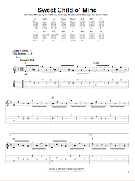 Sweet Child O' Mine By Guns N' Roses - Easy Guitar Tab - Guitar Instructor