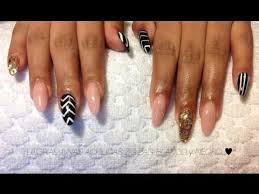 Todos los polvo acrílico para realizar. Tutorial Unas Acrilicas Zig Zag Blanco Y Negro 10 46 Video Perziura Go4pro Lt