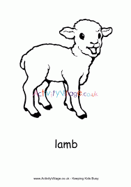 Welcome to one of the largest collection of coloring pages for kids on the net! Lamb Colouring Page