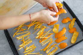 How To Make A Batch Of Dried Orange Peel Little Green Dot Dried Orange Peel Orange Peel Tea Candied Orange Peel